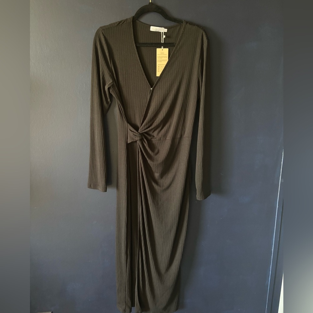 Flattering Little Black Wrap Dress